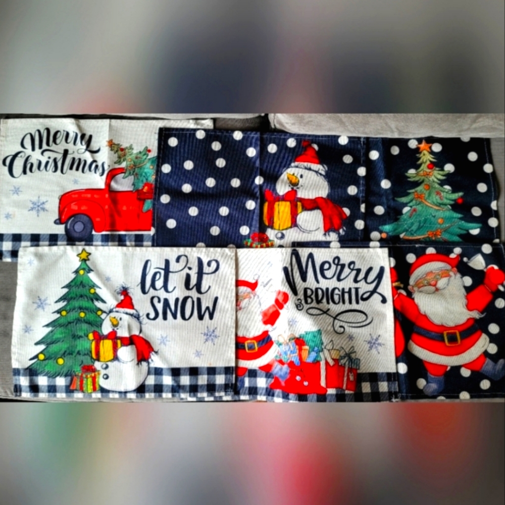 Holiday Decor Placemats Set
